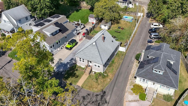 bird's eye view featuring a residential view