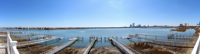 property view of water