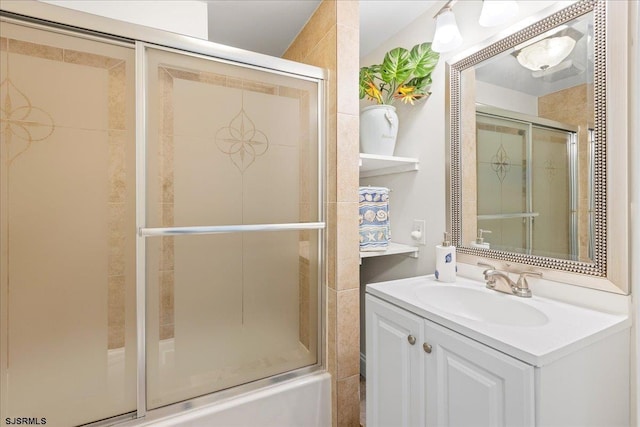 full bathroom featuring vanity