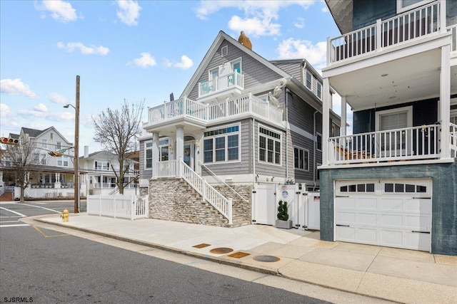 view of front of house featuring an attached garage