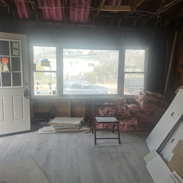 1428 Madison Ave, Venice Park, NJ 08401 - misc room featuring wood finished floors