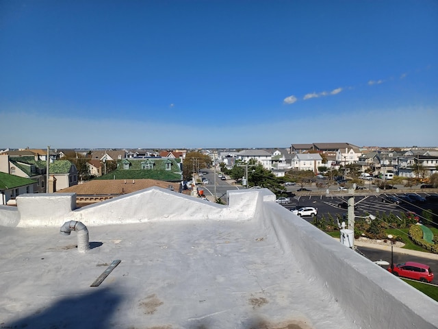 aerial view featuring a residential view