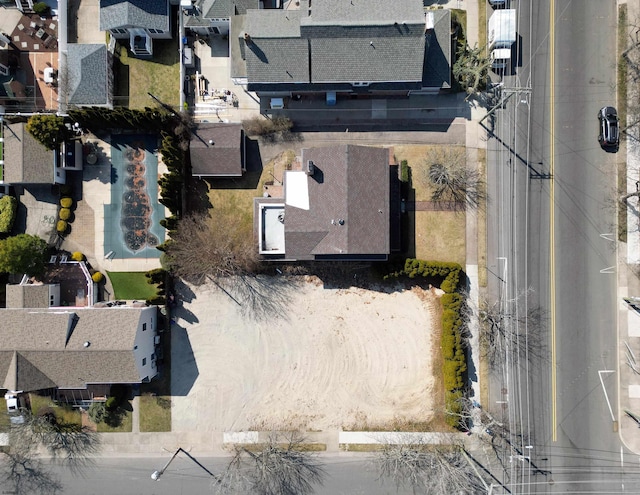 drone / aerial view featuring a residential view