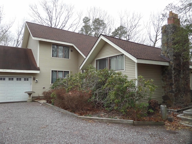 78 Tyler Rd, Greenfield, NJ 08230 - view of front of property with driveway, a garage, and roof with shingles
