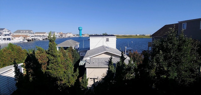 view of water feature