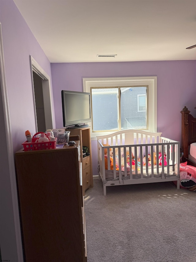 602 N Dorset Ave, Ventnor, NJ 08406 - carpeted bedroom featuring visible vents