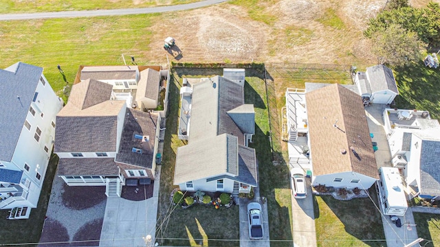 bird's eye view featuring a residential view