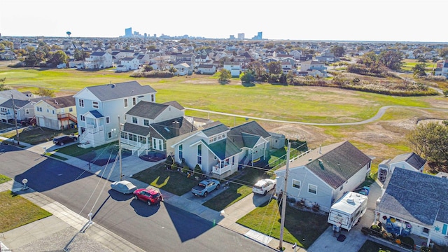 drone / aerial view featuring a residential view