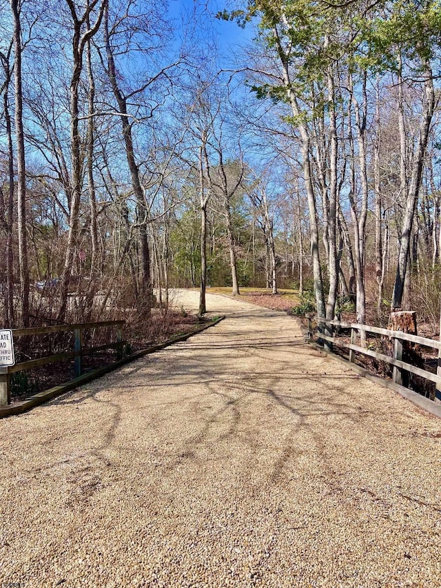 view of road