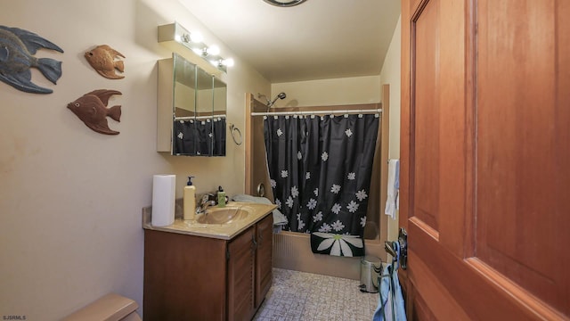 102 Morris Ave, Linwood, NJ 08221 - full bathroom with shower / bathtub combination with curtain, toilet, and vanity