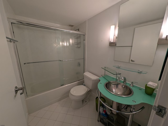 526 Pacific Ave Unit 2407, Atlantic City, NJ 08401 - full bath featuring tile patterned floors, toilet, enclosed tub / shower combo, and a sink