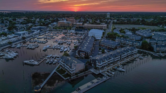 1301 Harbour Cv S Unit 1301, Somers Point, NJ 08244 - bird's eye view of numerous boat docks and a large body of water