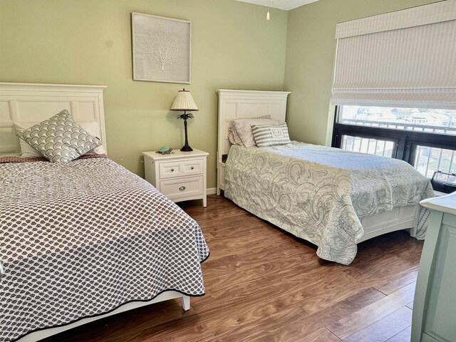 336 Bay Ave Unit 605, Ocean City, NJ 08226 - bedroom featuring baseboards and wood finished floors