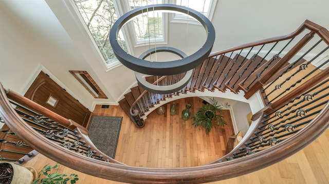 1905 Glenwood Dr, Ocean City, NJ 08226 - staircase with a towering ceiling
