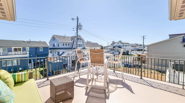1905 Glenwood Dr, Ocean City, NJ 08226 - view of patio / terrace featuring a residential view and a balcony