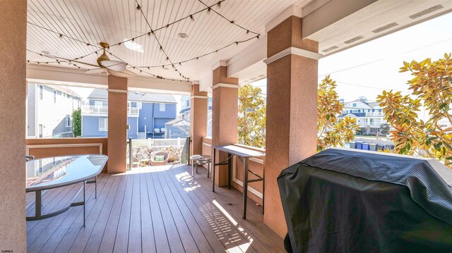 1905 Glenwood Dr, Ocean City, NJ 08226 - wooden deck featuring grilling area