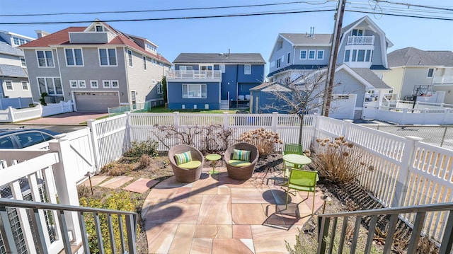 1905 Glenwood Dr, Ocean City, NJ 08226 - exterior space with a patio and a residential view