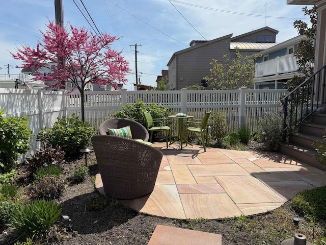 1905 Glenwood Dr, Ocean City, NJ 08226 - view of patio / terrace featuring fence private yard