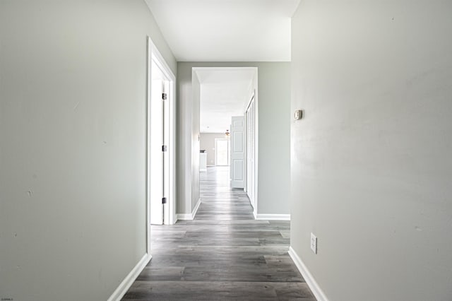 28 W Thompson Ave, Pleasantville, NJ 08232 - hallway with baseboards and wood finished floors