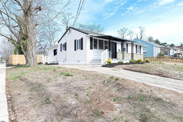 28 W Thompson Ave, Pleasantville, NJ 08232 - ranch-style house featuring crawl space and fence