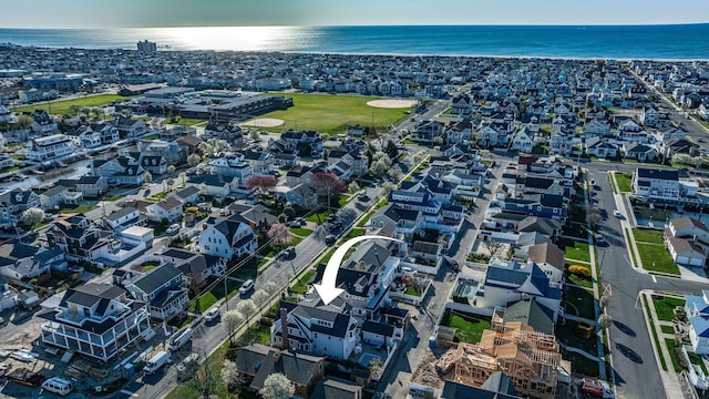 22 Spruce Rd, Ocean City, NJ 08226 - aerial view of property's location with a nearby body of water and nearby suburban area
