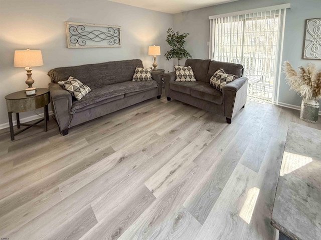 722 Fishers Creek Rd, Galloway Township, NJ 08205 - living area with baseboards and wood finished floors