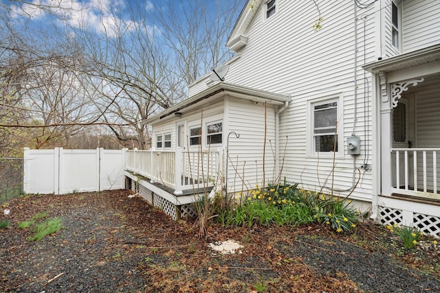 611-615 S New York Rd, Galloway Township, NJ 08205 - view of home's exterior with a deck