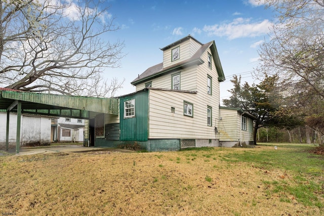 611-615 S New York Rd, Galloway Township, NJ 08205 - view of property exterior featuring a lawn
