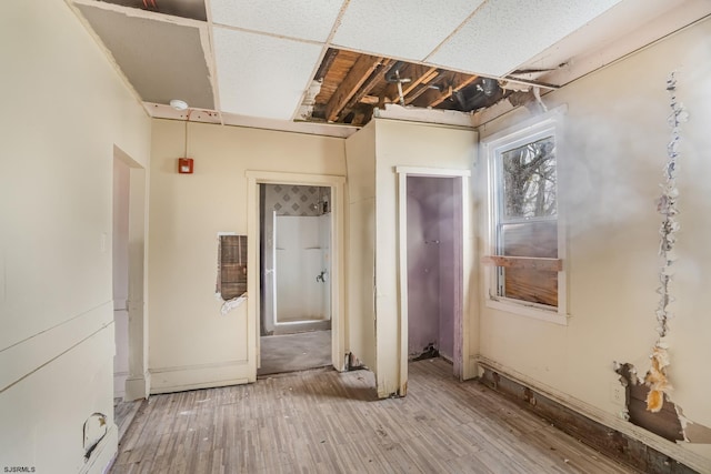 611-615 S New York Rd, Galloway Township, NJ 08205 - unfurnished room with hardwood / wood-style floors and a smoke detector