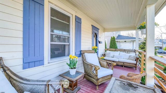 15 Elm Ave, Linwood, NJ 08221 - wooden deck with covered porch