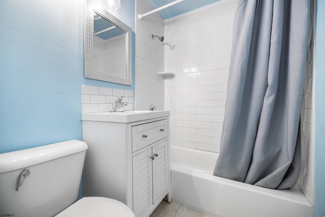 1139 Mcconnell Dr, Pleasantville, NJ 08232 - full bathroom featuring shower / bath combo, toilet, and vanity