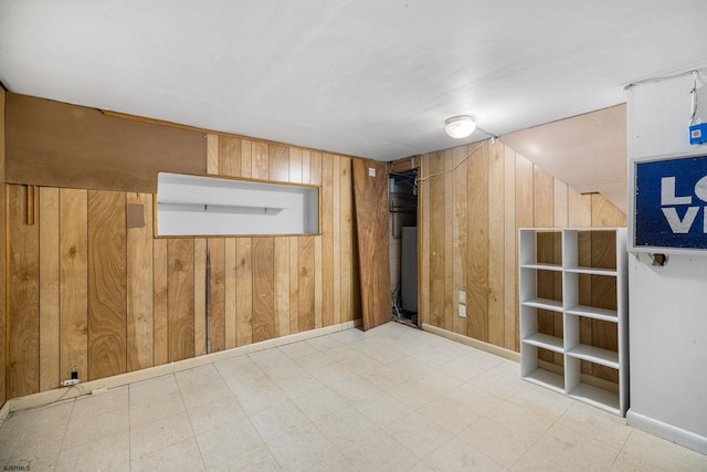 1139 Mcconnell Dr, Pleasantville, NJ 08232 - unfurnished room featuring wood walls and tile patterned floors