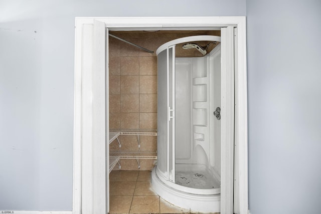1139 Mcconnell Dr, Pleasantville, NJ 08232 - bathroom featuring tile patterned floors and a stall shower