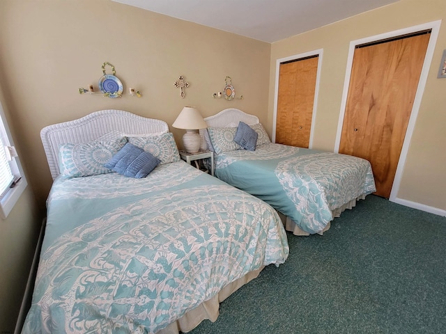 305 57th St Unit 305, Ocean City, NJ 08226 - carpeted bedroom featuring baseboards