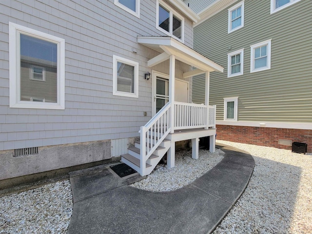 305 57th St Unit 305, Ocean City, NJ 08226 - view of exterior entry with crawl space