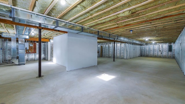 1535 Bear Branch Ct, Vineland, NJ 08362 - unfinished below grade area with heating unit