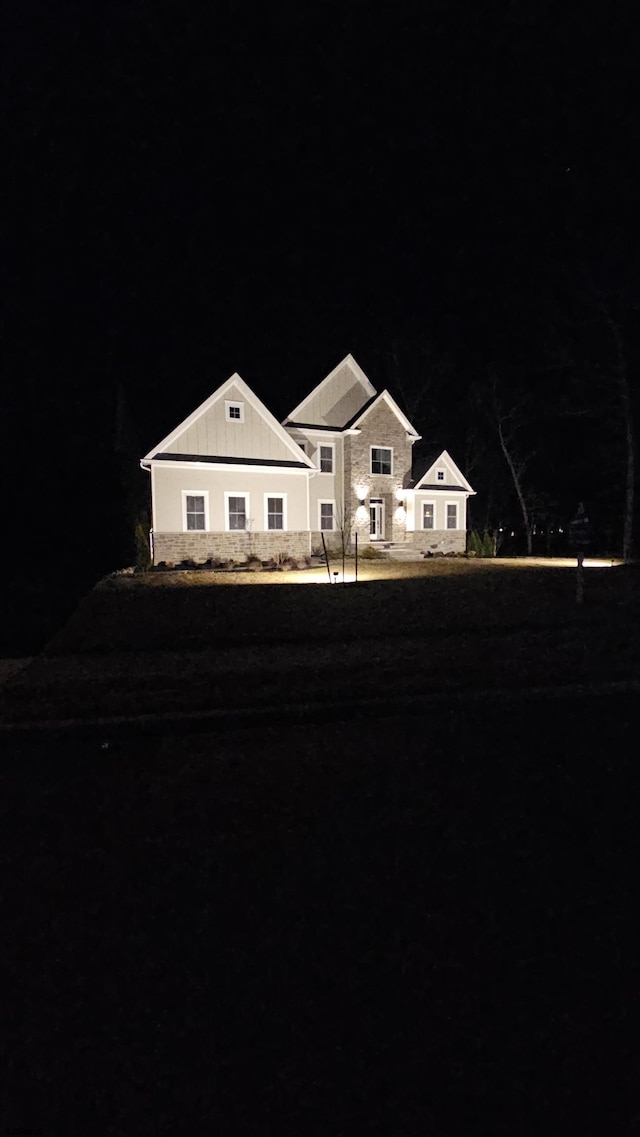 1535 Bear Branch Ct, Vineland, NJ 08362 - view of front of property with board and batten siding