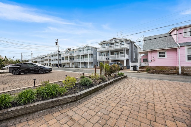 exterior space with a residential view