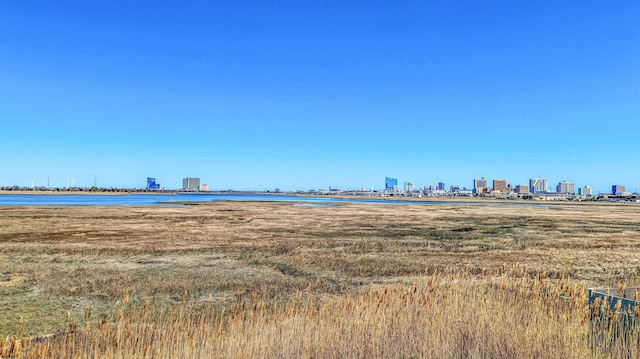 water view featuring a city view
