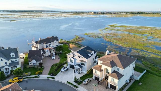 21 Hart Ln, Ventnor, NJ 08406 - aerial view of residential area featuring a nearby body of water