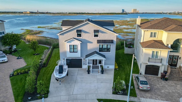 21 Hart Ln, Ventnor, NJ 08406 - view from above of property with a nearby body of water