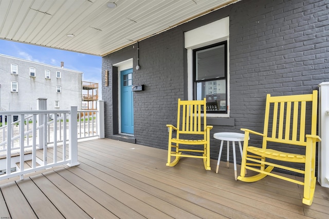 129 Seaside, Atlantic City, NJ 08401 - view of wooden deck
