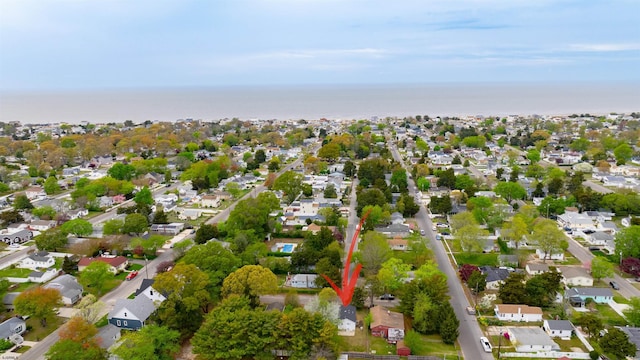 birds eye view of property featuring a residential view