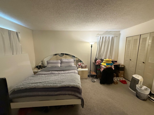 25 Liberty Ct Unit 25, Galloway Township, NJ 08205 - bedroom with a closet, carpet flooring, and a textured ceiling