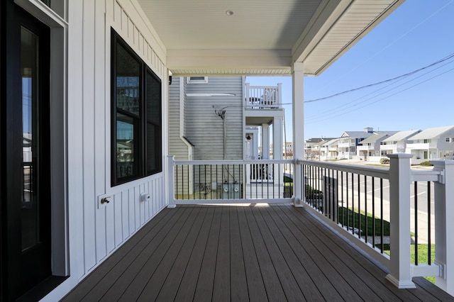 5513 W Ave Fl 1St, Ocean City, NJ 08226 - wooden deck with a residential view