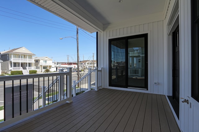 5513 W Ave Fl 1St, Ocean City, NJ 08226 - wooden deck with a residential view