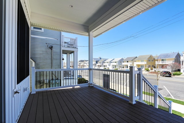 5513 W Ave Fl 1St, Ocean City, NJ 08226 - wooden deck with a residential view