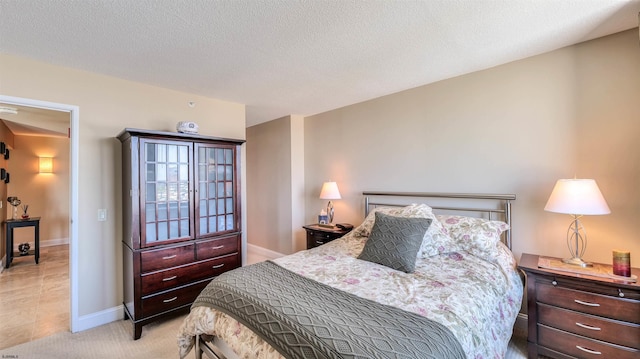 bedroom with baseboards