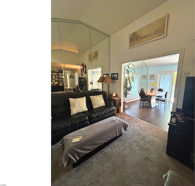 306 W Revere Ave, Northfield, NJ 08225 - living area with tile patterned floors and carpet floors