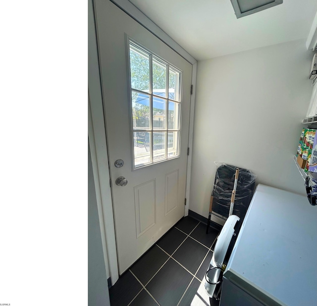 306 W Revere Ave, Northfield, NJ 08225 - entryway with dark tile patterned floors